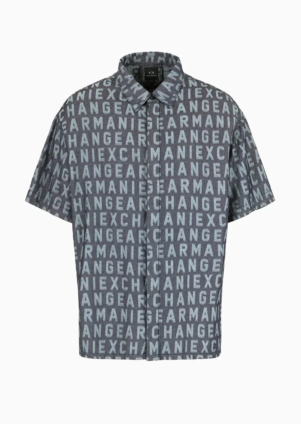 Armani Exchange uomo camicia 3DZCD4 Z1WAZ 05HC Denim