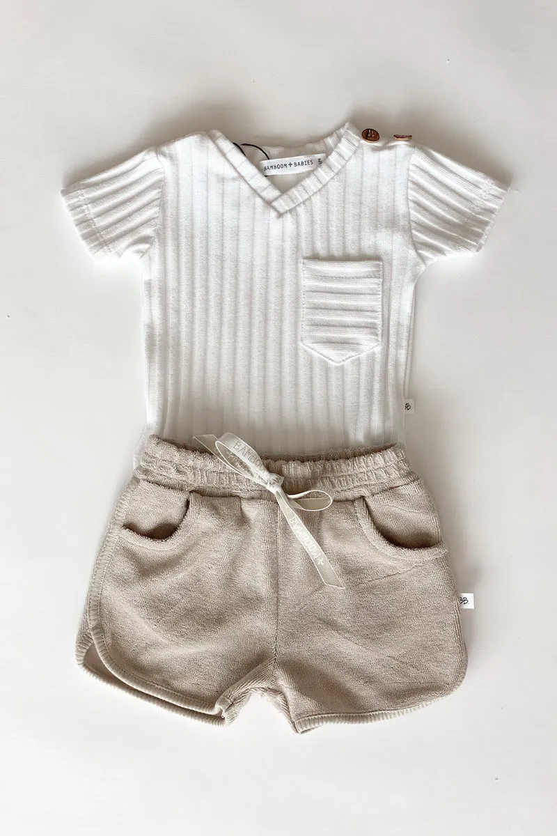 BAMBOOM T-shirt scollo a V bimbo