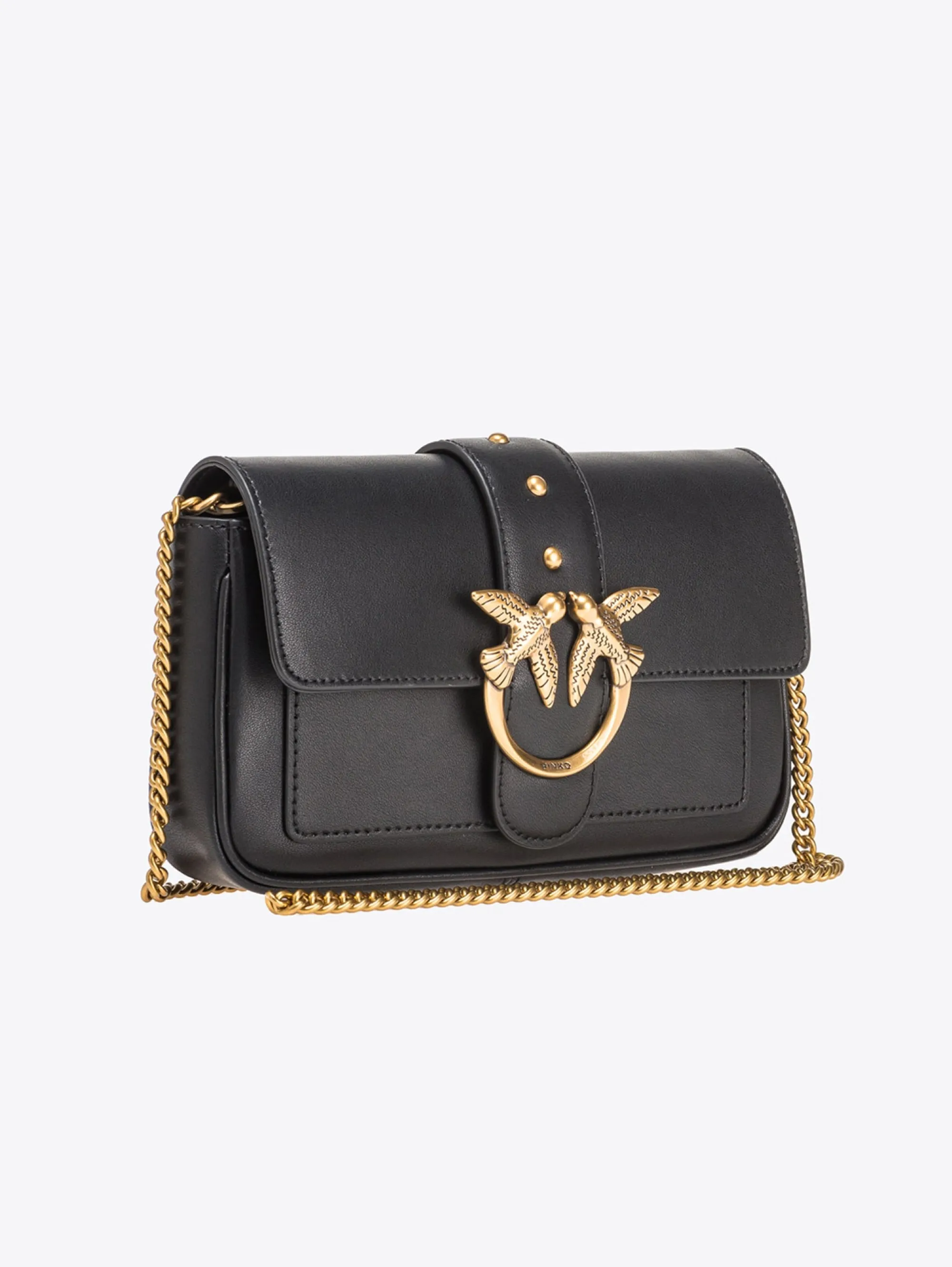 Borsa in Pelle a Tracolla Nero