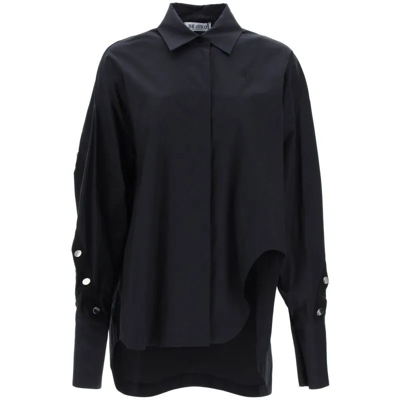 Camicia con automatici monogram