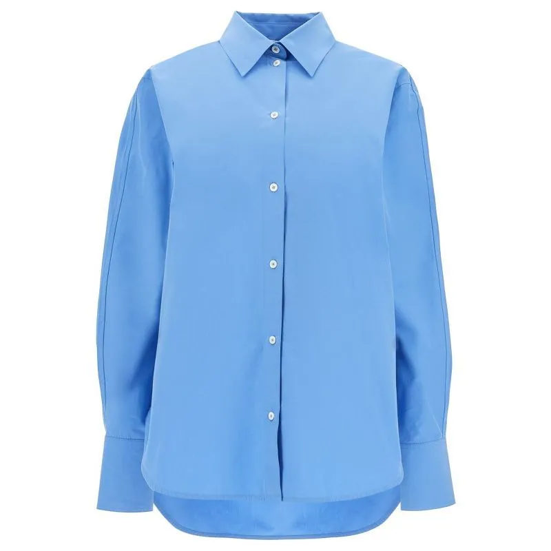 Camicia oversize in popeline