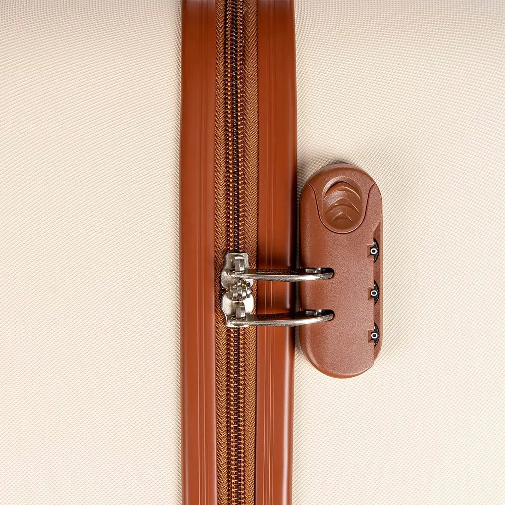 Enrico Coveri  ---------    ------------Set Tre Trolley da Viaggio Beige