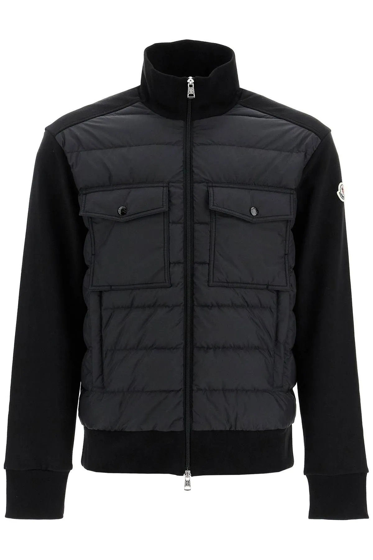 Felpa ibrida con zip