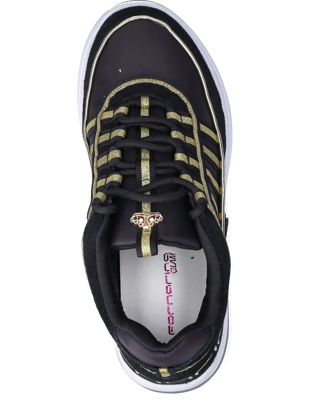 Fornarina sneakers blk-gold