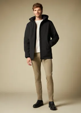 J. HART & BROS  Giacca lunga con cappuccio uomo