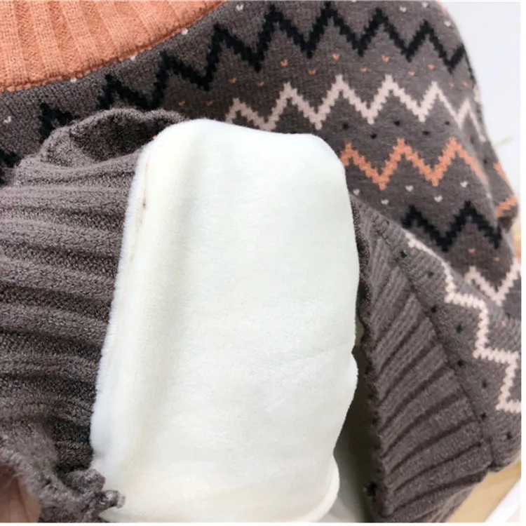 Maglione di lana termico per bambini in stile coreano