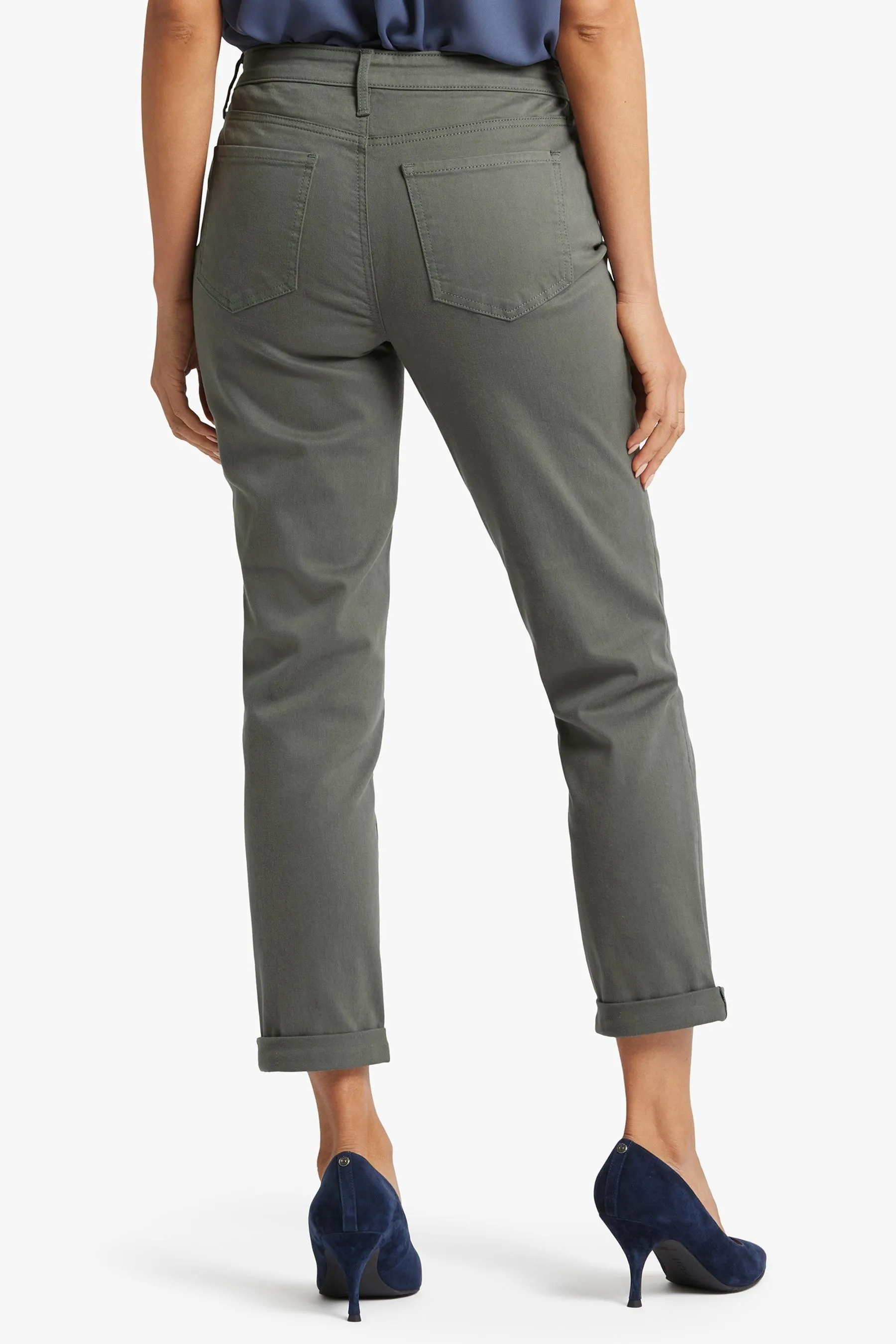 NYDJ - Margot - Jeans girlfriend con risvolti    