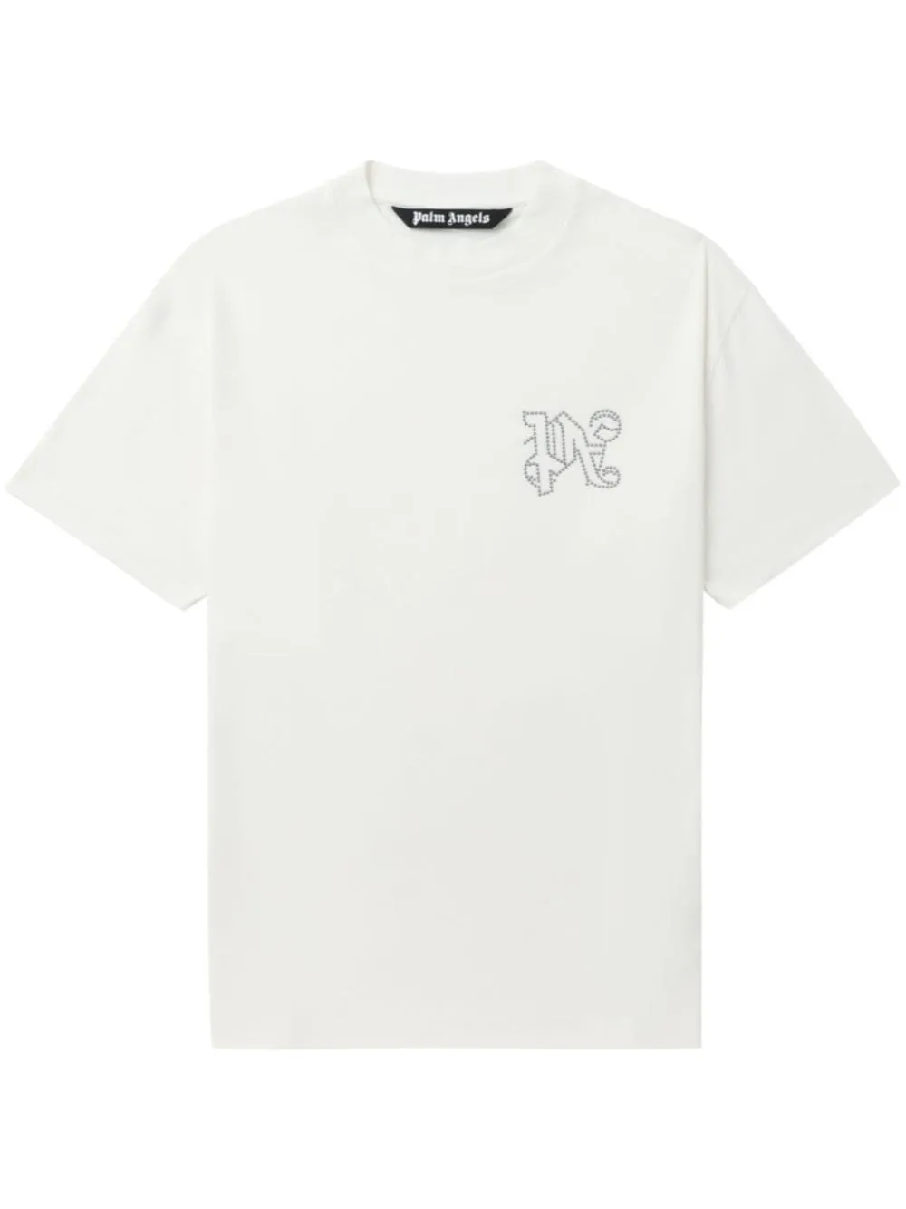   Palm Angels  T-shirt logo borchie  