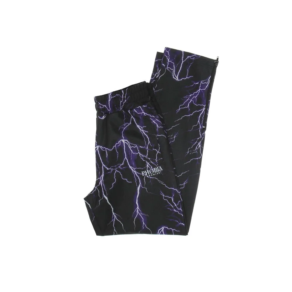 Pantalone Tuta Uomo All Over Print Lightning Pants Black/purple