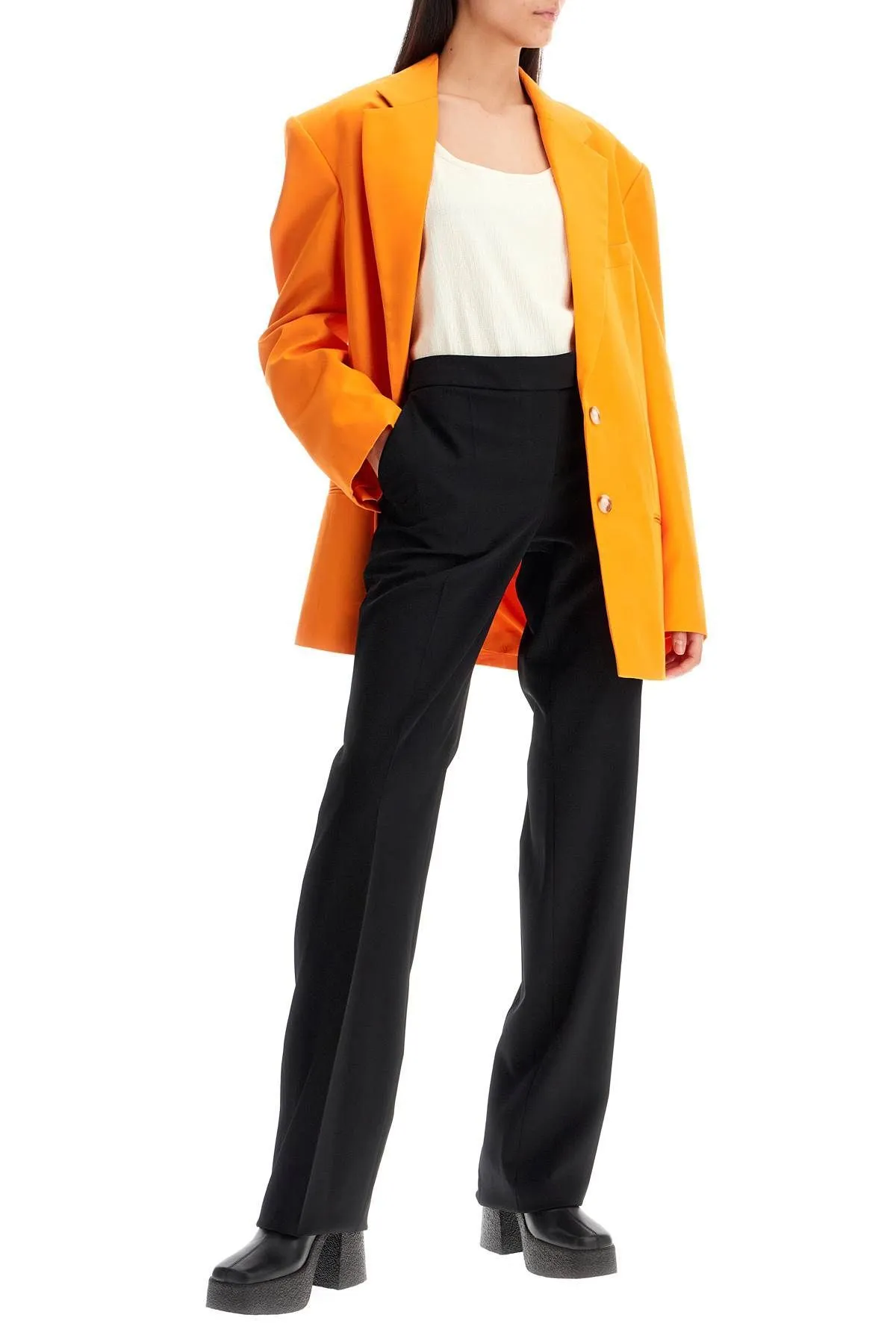 Pantaloni in twill stretch