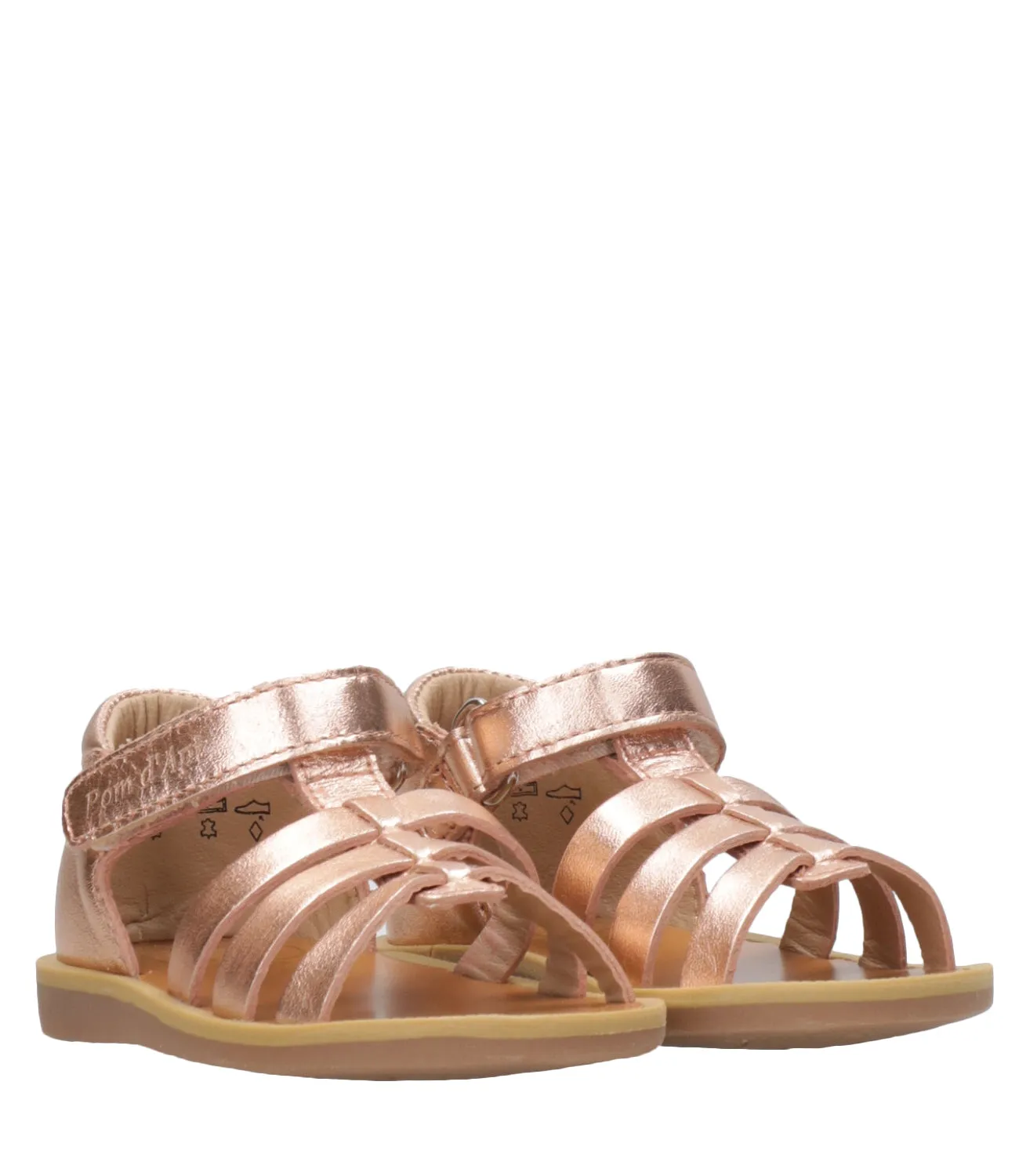 Pom D'Api | Sandalo Poppy Strapp Rame