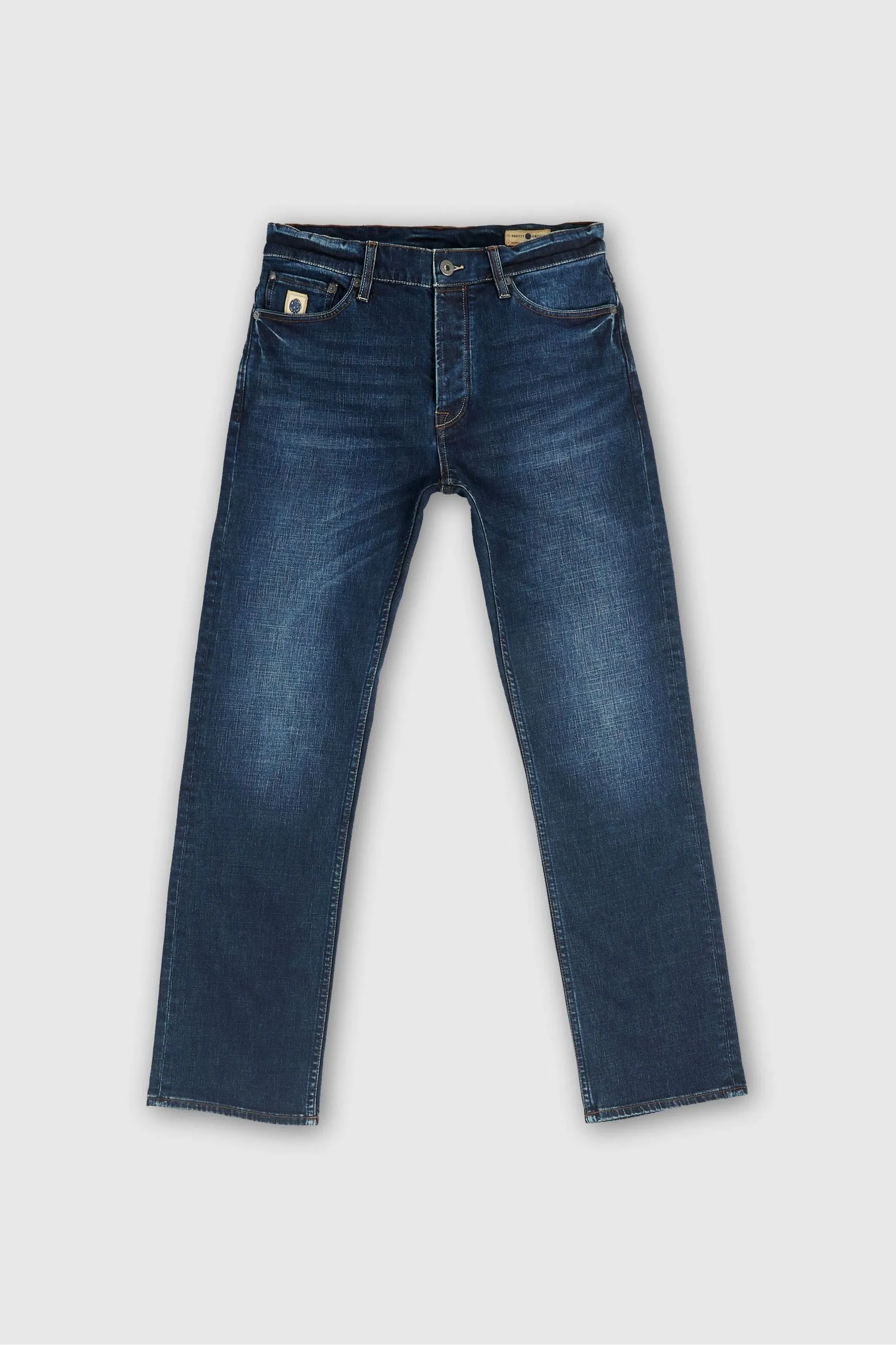 Pretty Green Denim Lavaggio scuro - SIx-Month - Erwood - Vestibilità attillata / Slim Jeans    