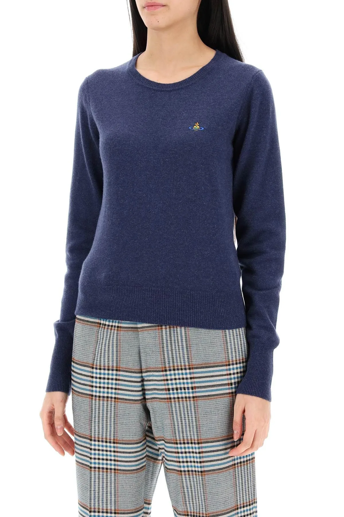 Pullover Bea con logo ricamato