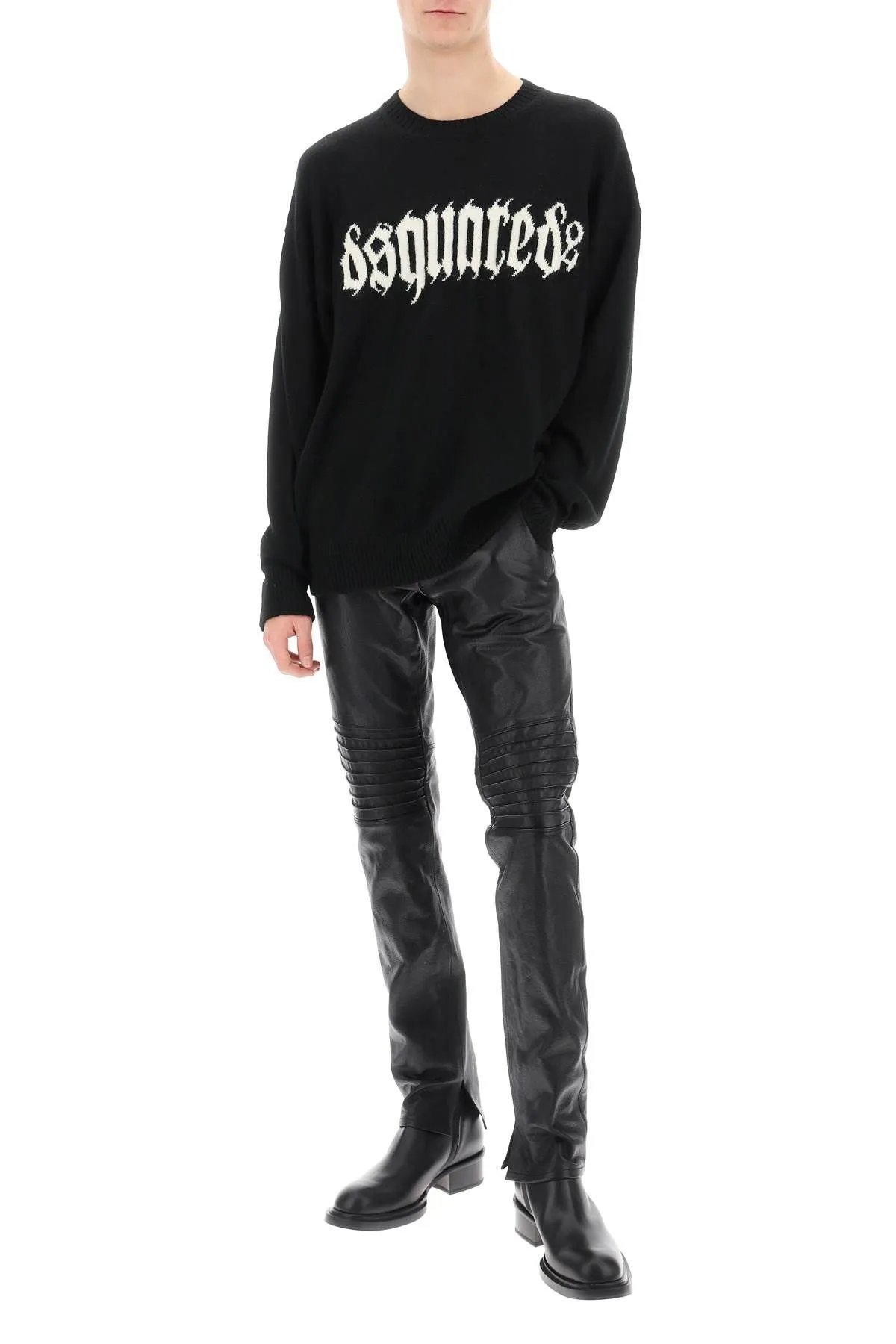 Pullover con logo Gothic