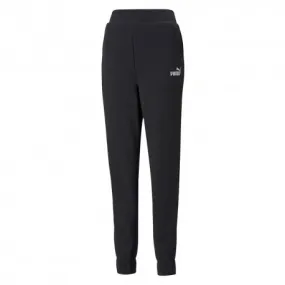 Puma Pantaloni Con Polsino Logo Nero Donna