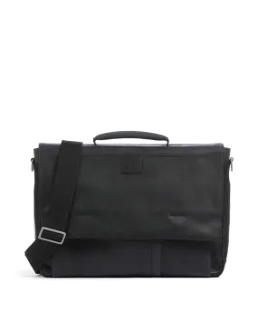  Strellson Brick Lane Jim Cartella 15″ pelle nero  