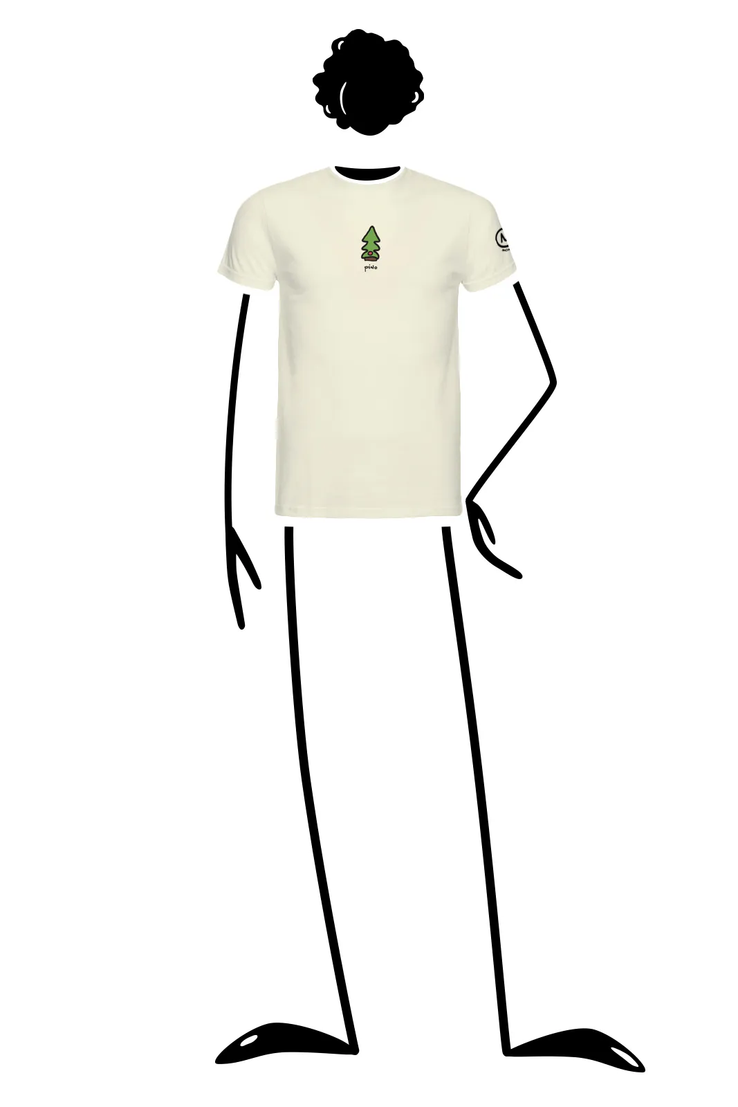 --T-shirt Homme “Pino&Pina” HASH ORGANIC-