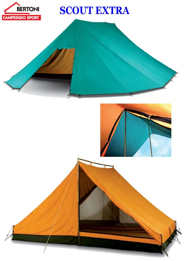 TENDA BERTONI SCOUT EXTRA 8 POSTI  CANADESE SCOUT COMUNITA’ CAPANNONE
