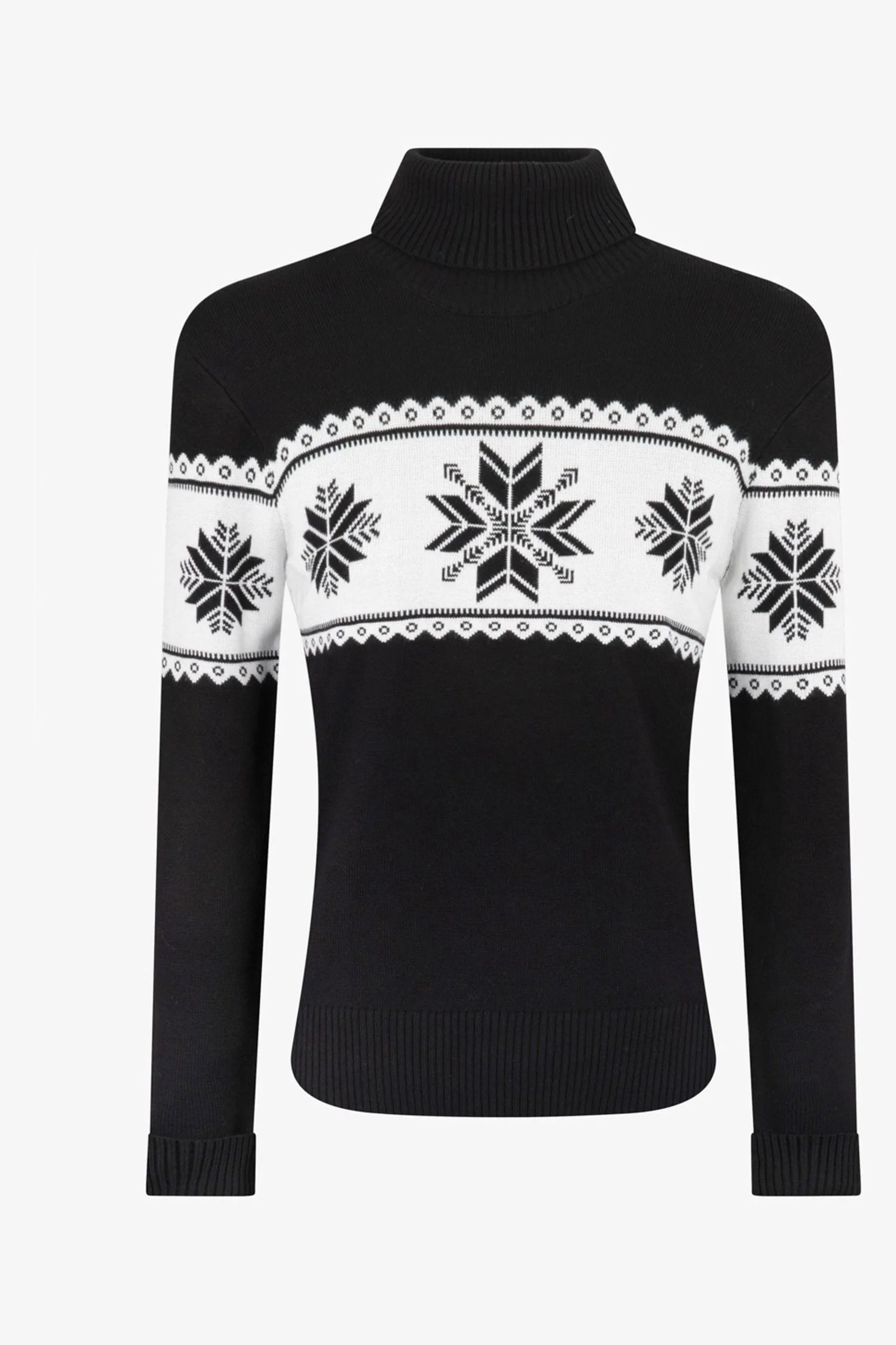 The Little Tailor Snowflake Vestibilità slim Natale Nero - Maglione    