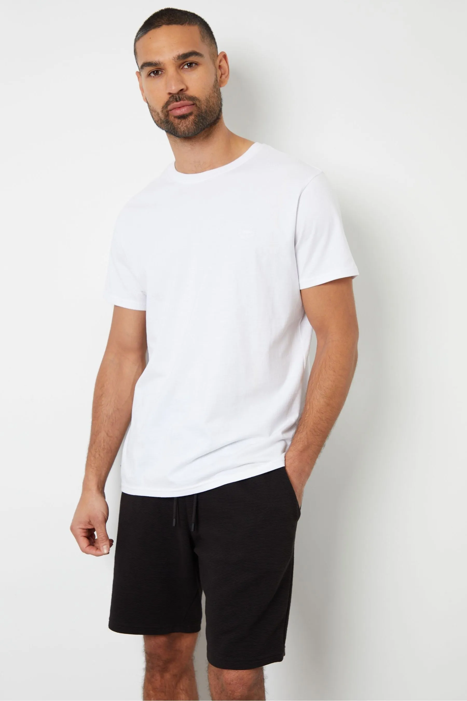 Threadbare - Shorts felpati a coste    