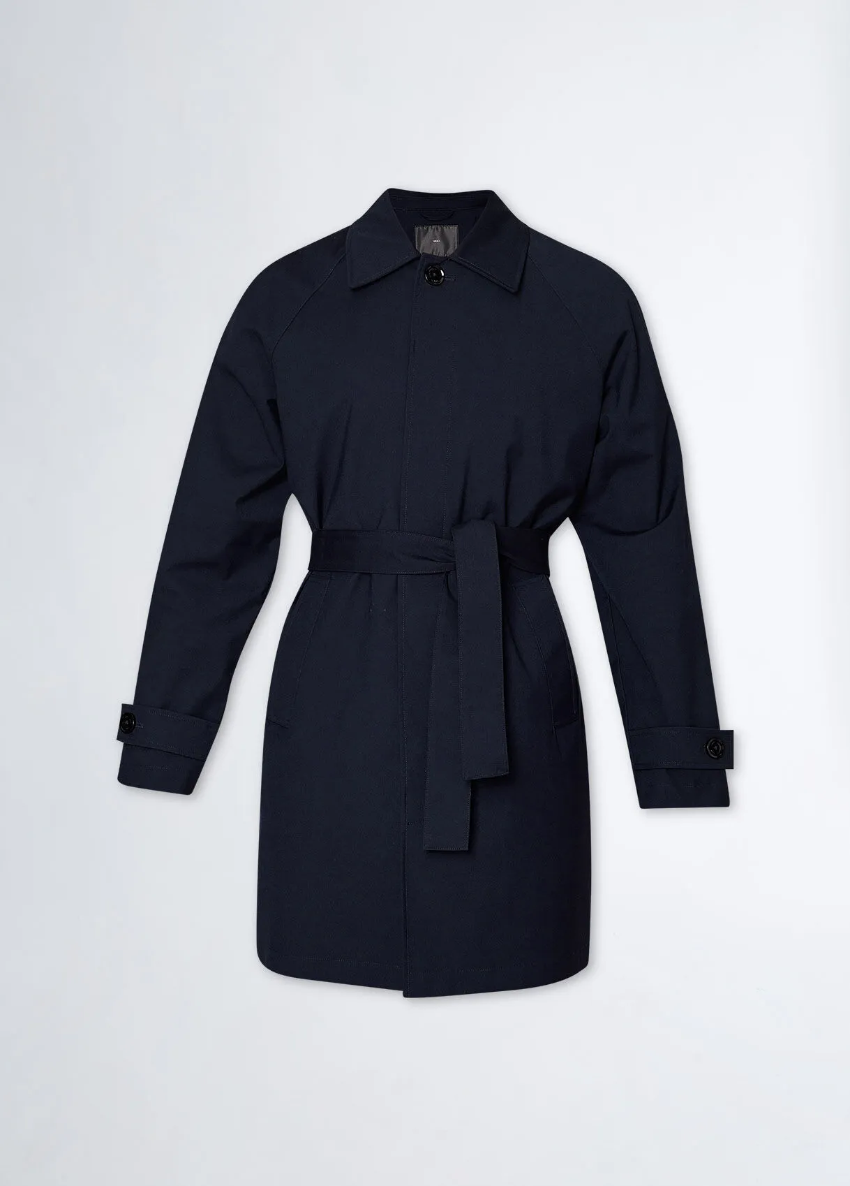 Trench blu da uomo