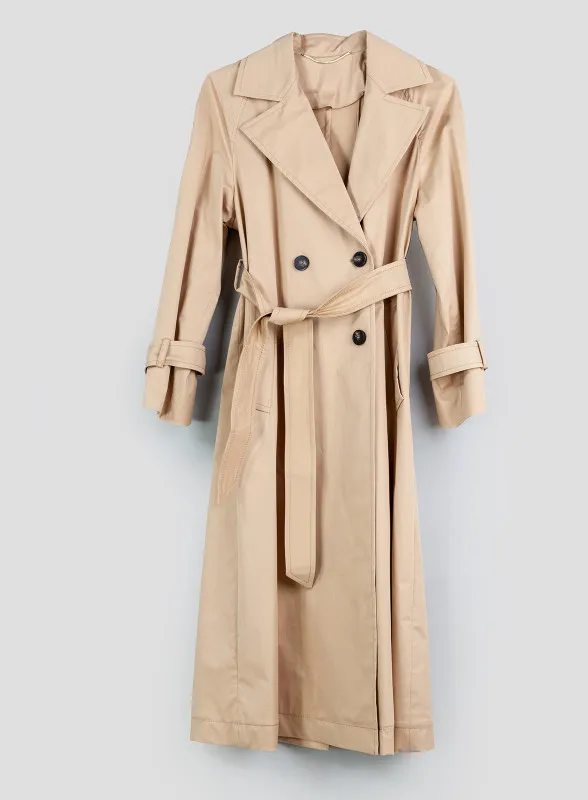 Trench in gabardine naturale - Marella